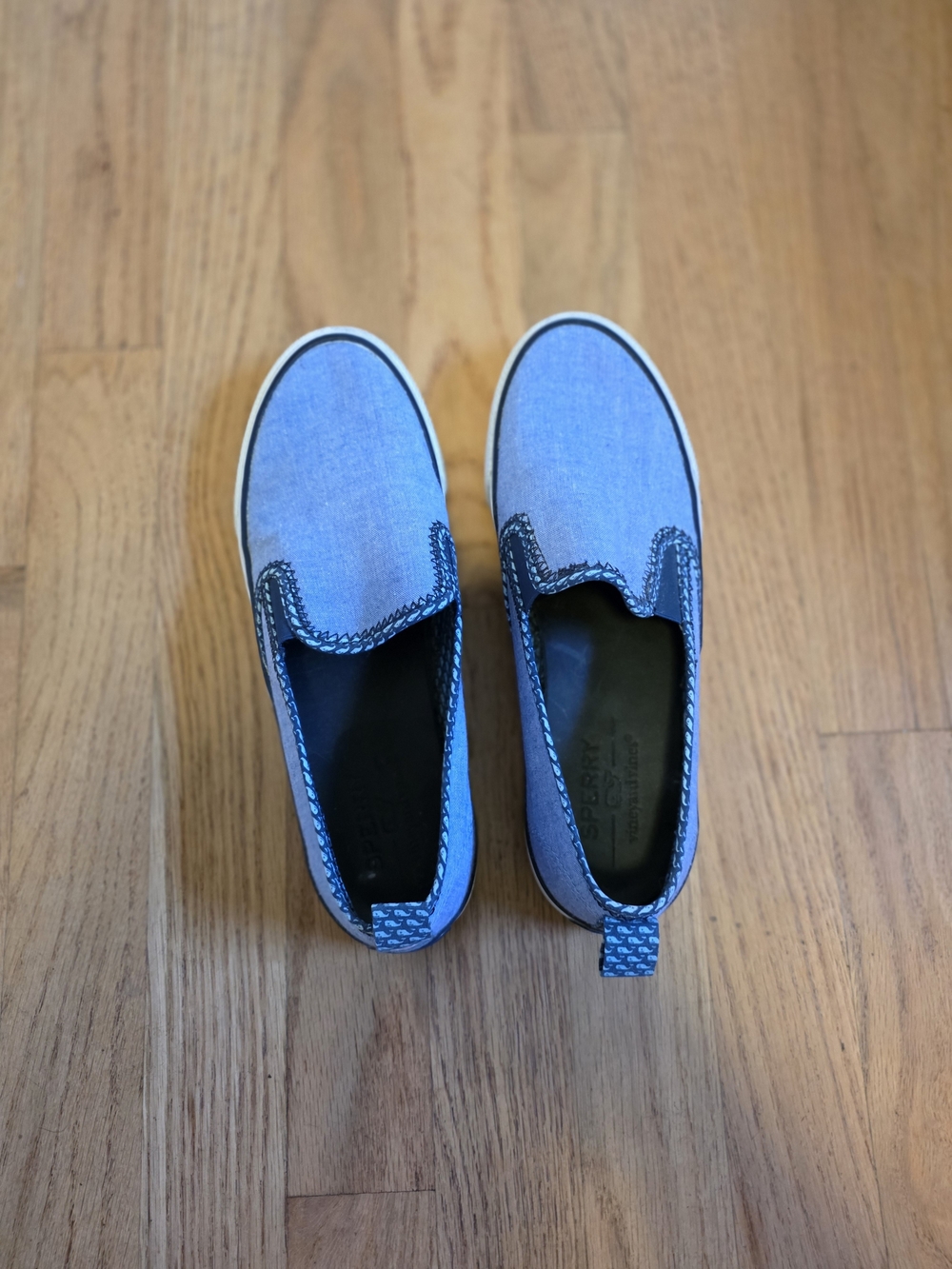 Sperry Vineyard Vines Womens Slip-On Sneakers 7.5